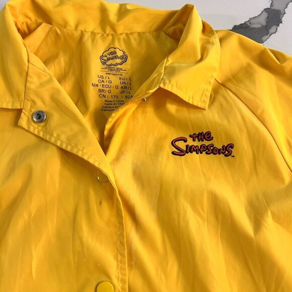 The Simpsons Yellow Crop Jacket - Picture 3 of 6